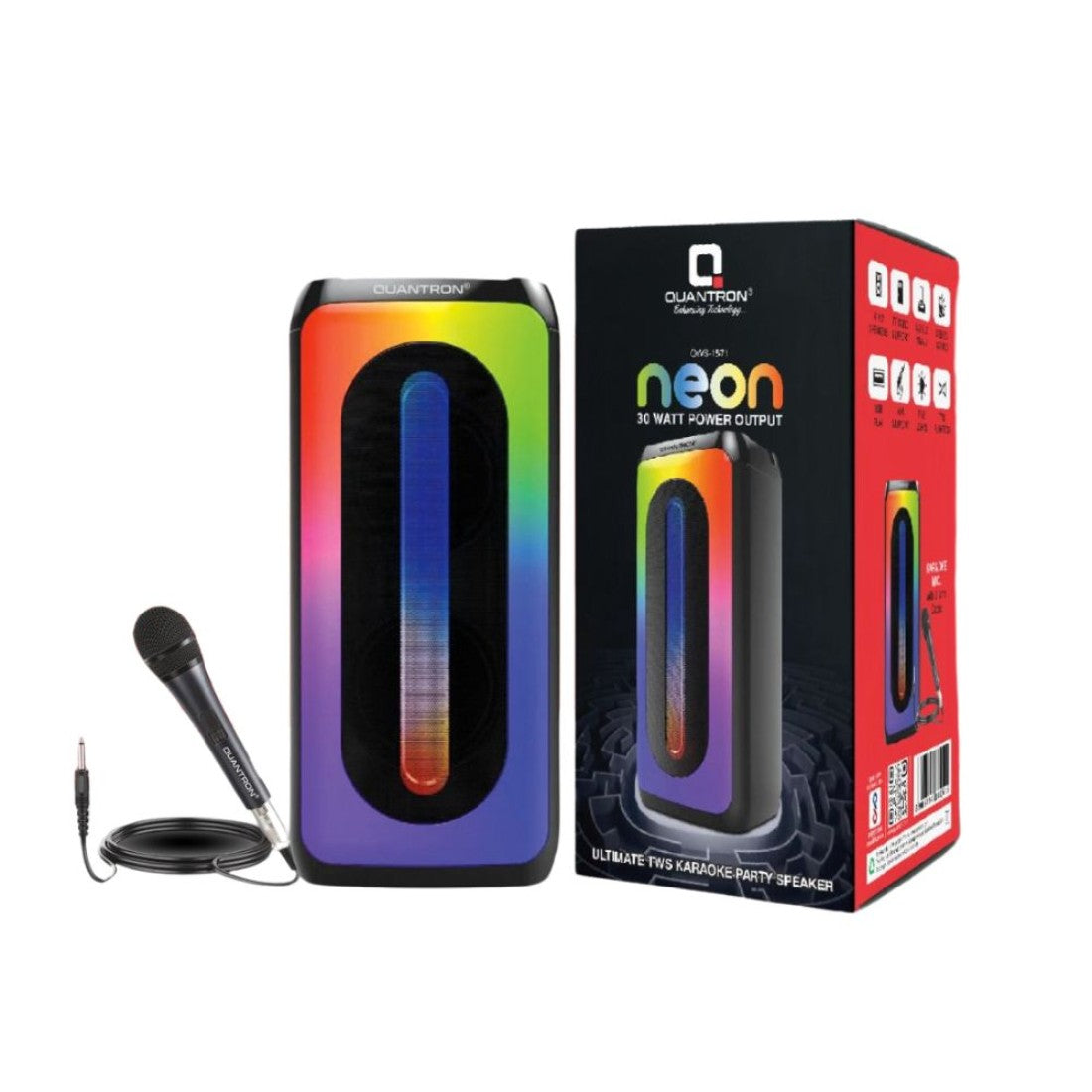 QUANTRON QWS-1571 NEON BLUETOOTH SPEAKER