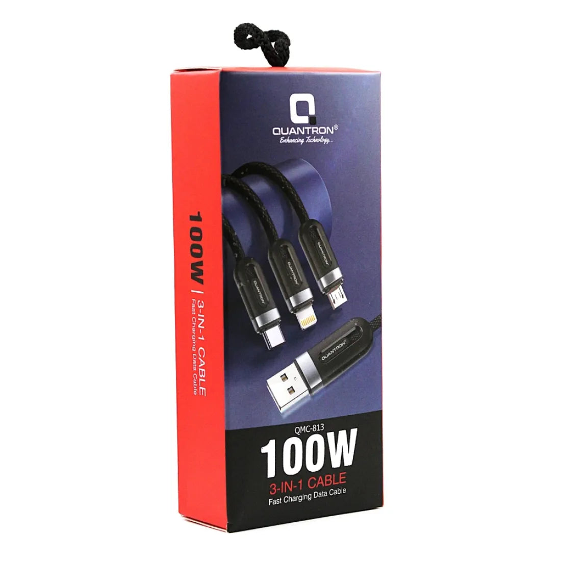 QUANTRON 3 IN 1 CHARGING CABLE QMC 813